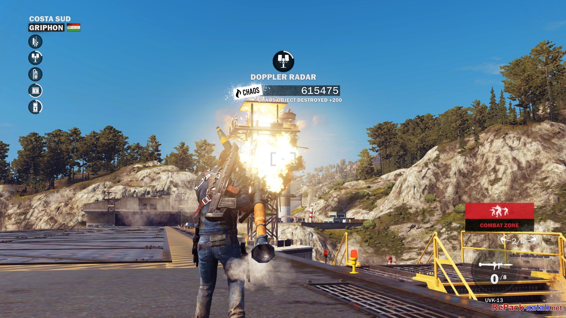 Скачать Just Cause 3 [v 1.05 + 12 DLC] RePack от xatab через торрент  бесплатно